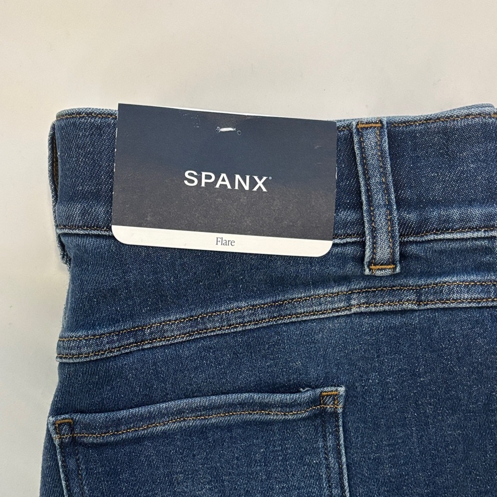 SPANX Women's Denim Flare Jeans Sz Large